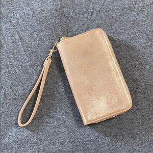 Gold Shimmer Wristlet